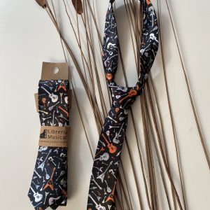 Corbata guitarras de colores