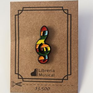 Pin Llave de Sol colores