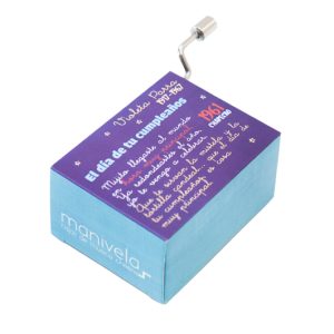 Caja Musical El día de tu cumpleaños - Manivela