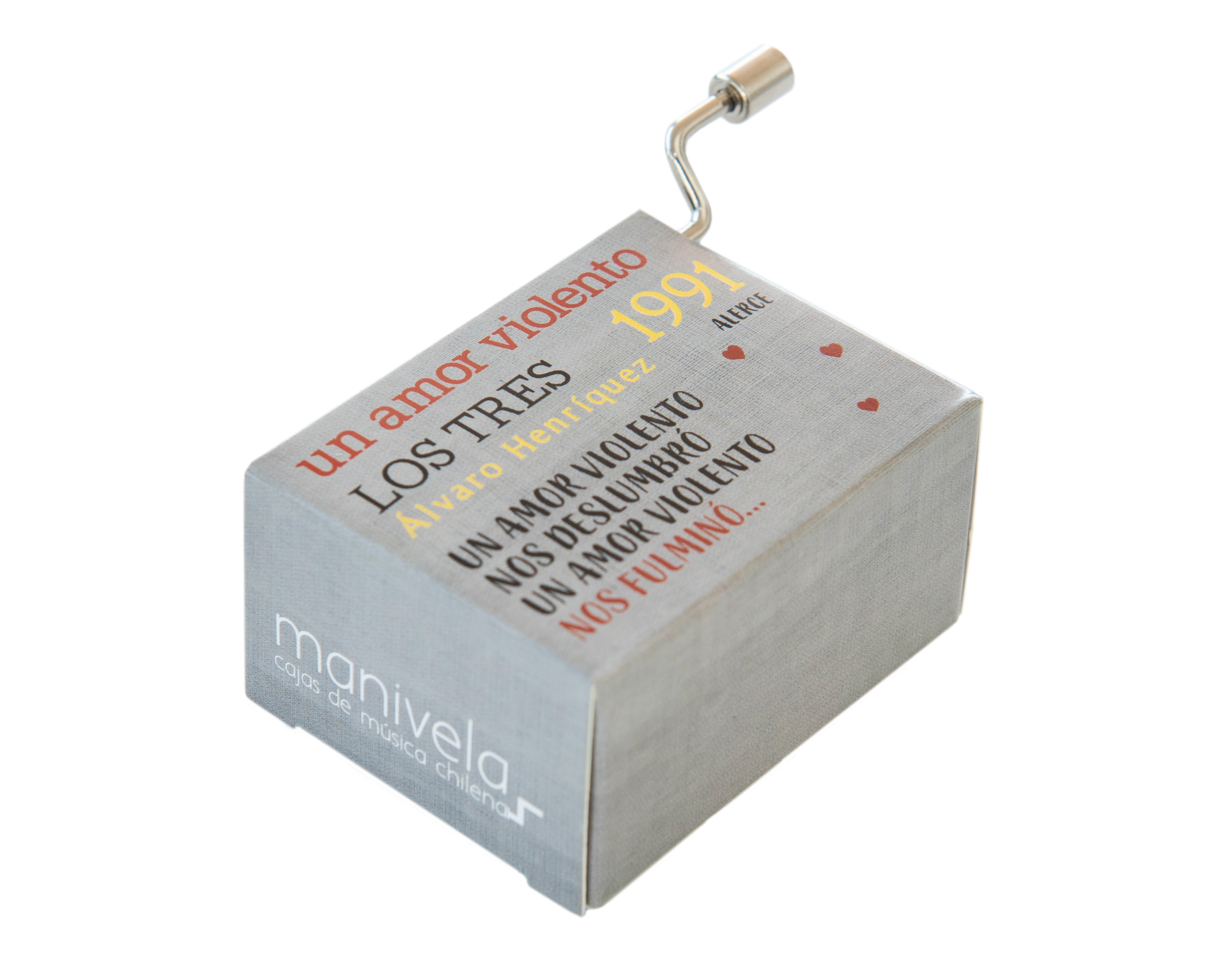 Caja Musical Un amor violento - Manivela