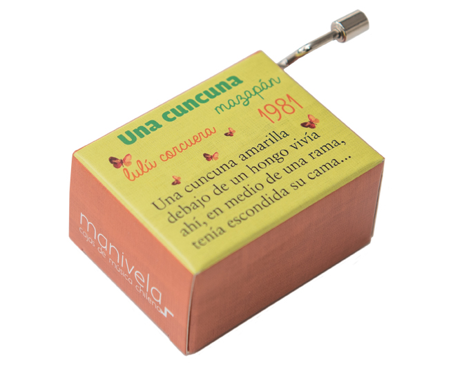 Caja Musical Una cuncuna amarilla - Manivela