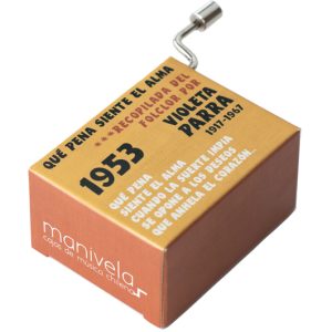 Caja Musical Qué pena siente el alma - Manivela