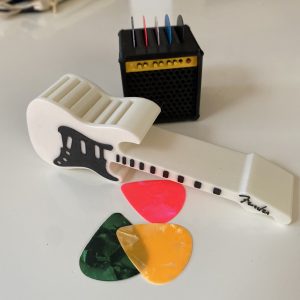 Porta uñetas guitarra