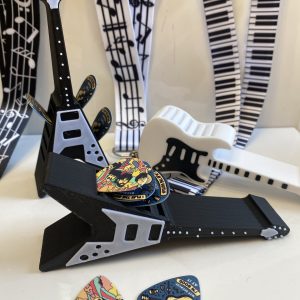 Portauñeta Guitarra Negra